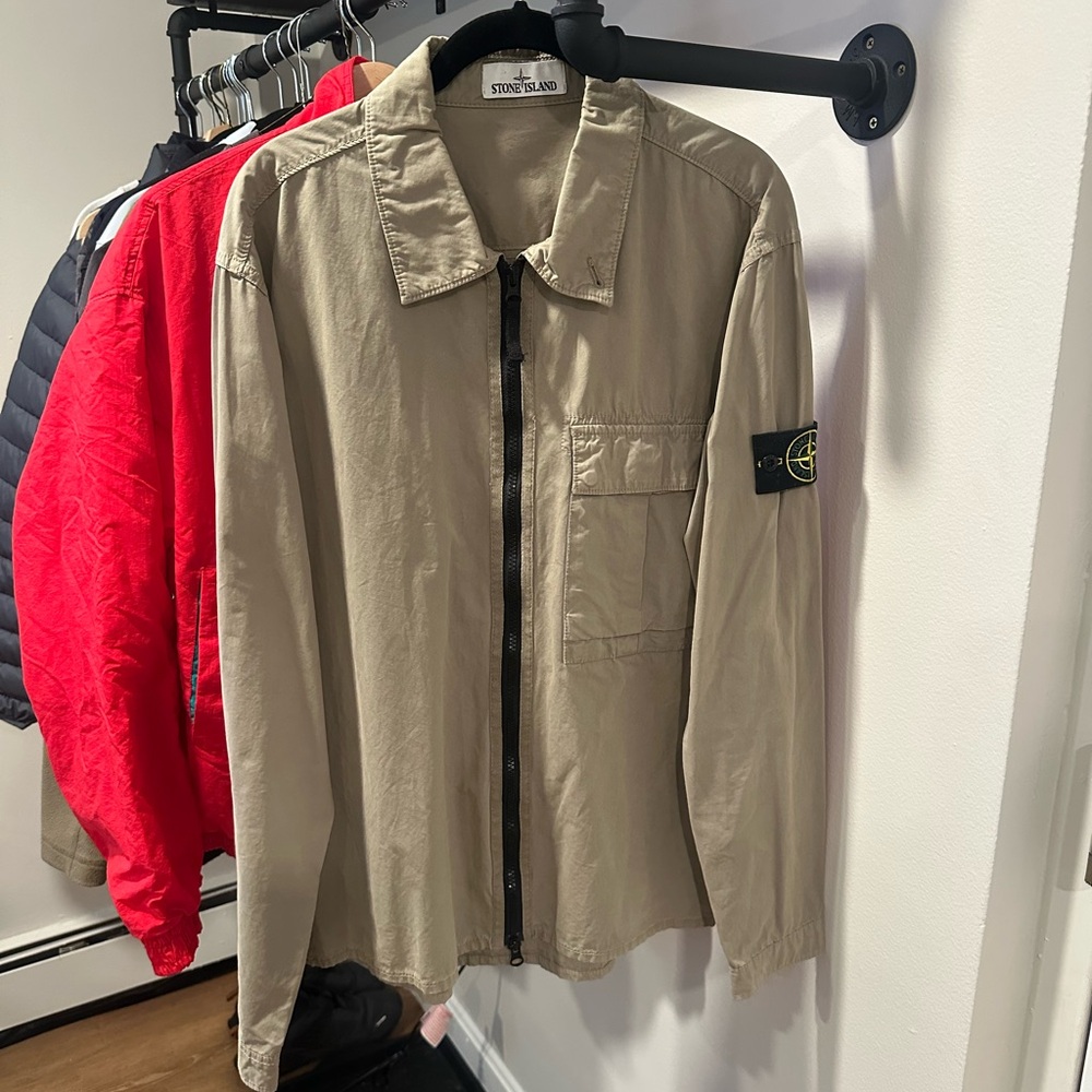 Stone Island Tan Lightweight Field Jacket
